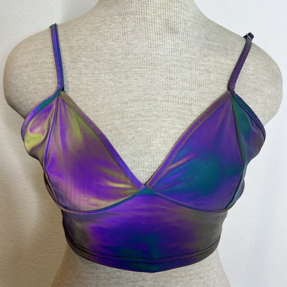 Tops - Iridescent Bra Top